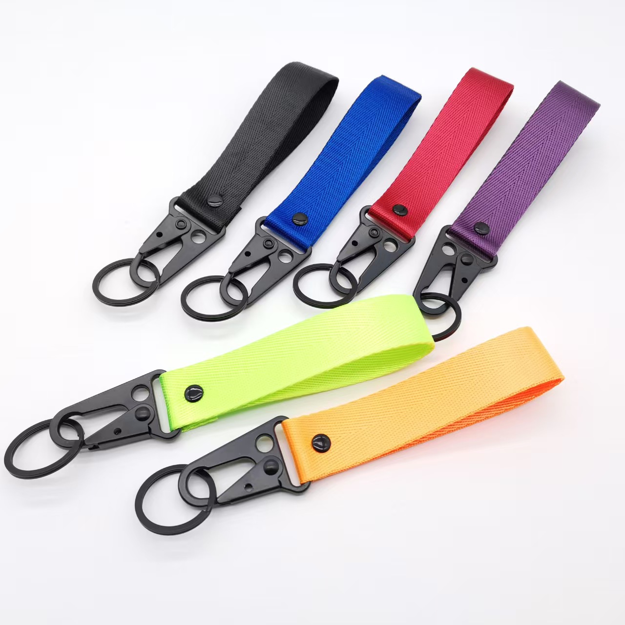 Durable Nylon Webbing Keychain