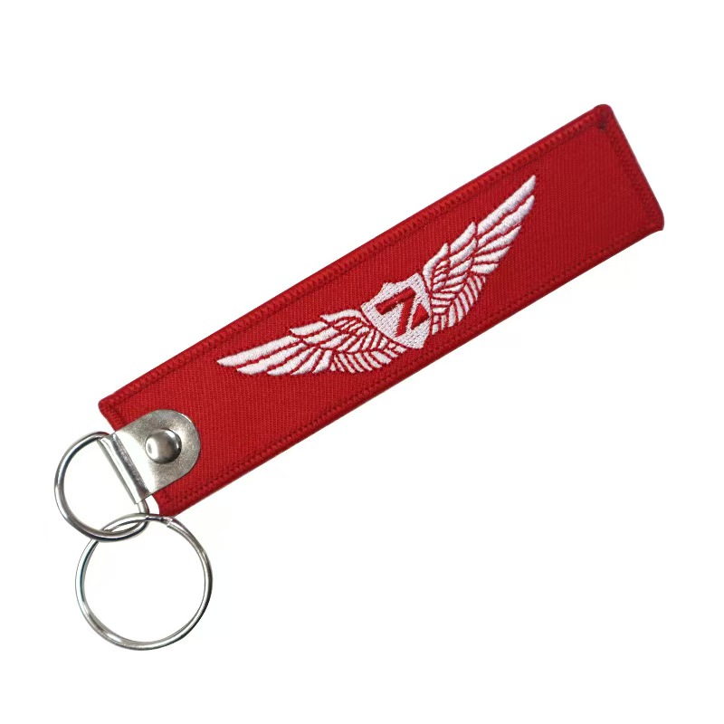 Custom Pilot Wings Embroidered Flight Tag