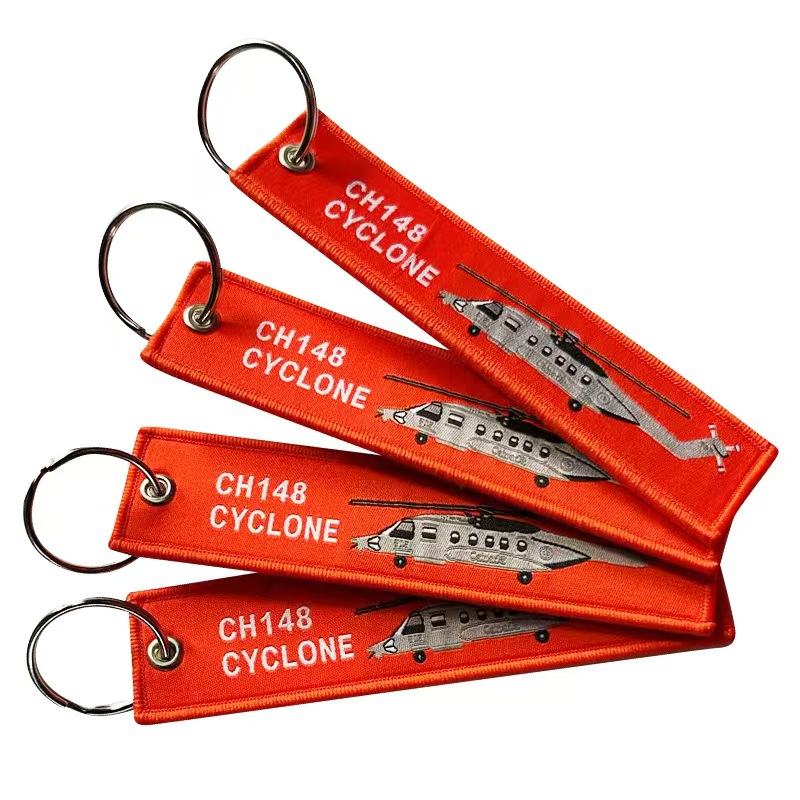 Custom Aviation Embroidered Flight Tag0