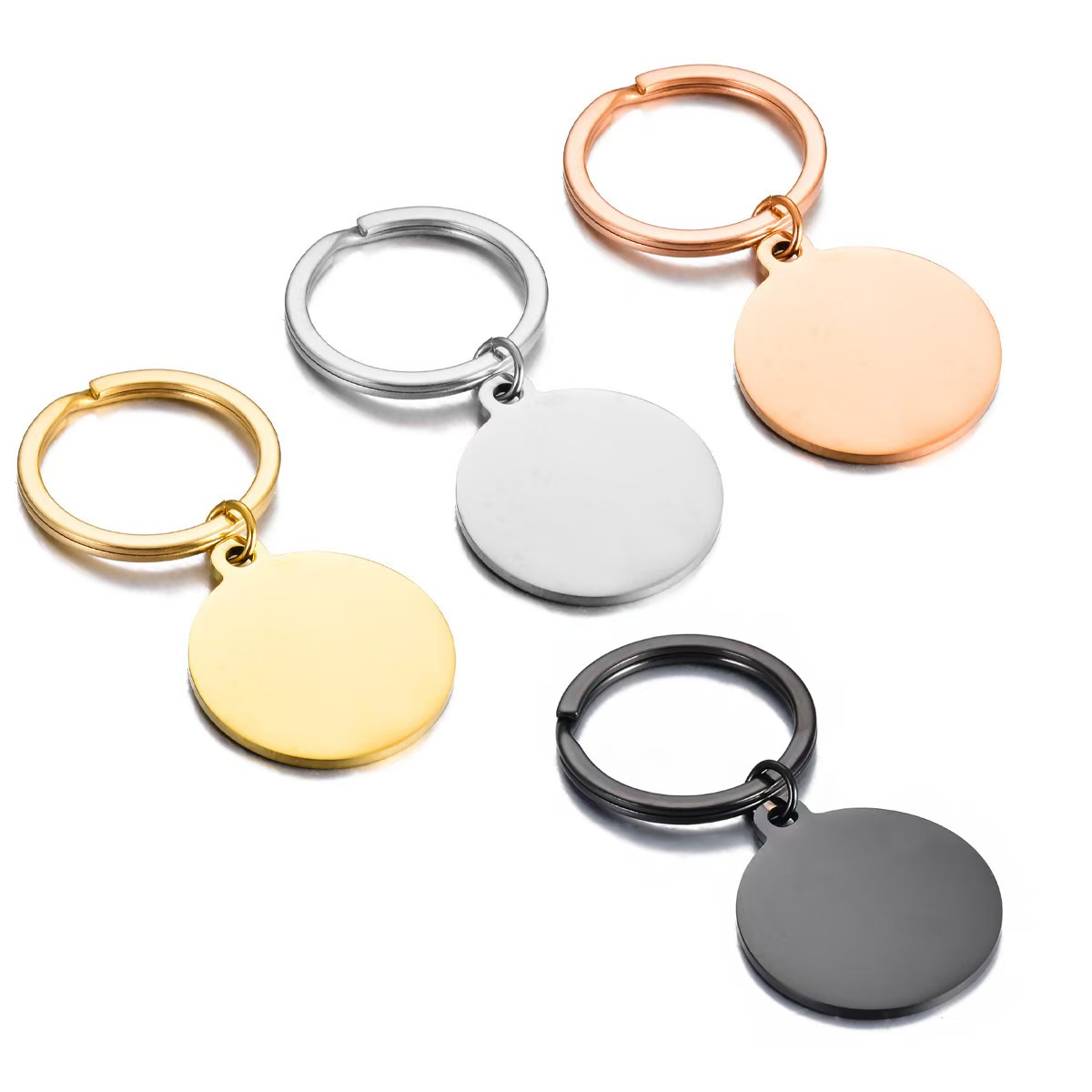 Custom Engraved Luxury Metal Keychain