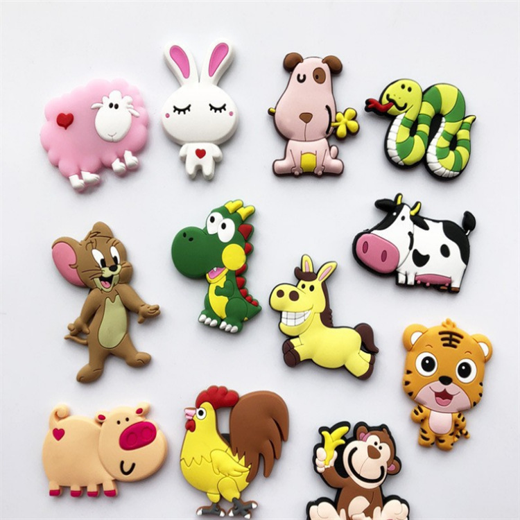 3D Animal Series PVC Keychain Collection
