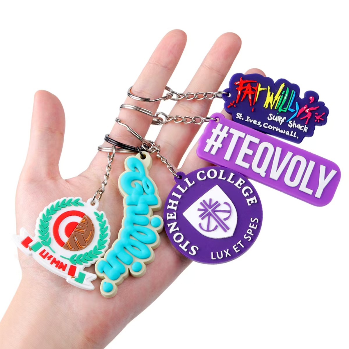 Branded College & Organization PVC Keychain